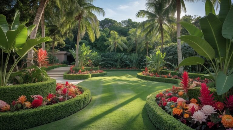 15 Stunning Tropical Luxury Garden Designs for Modern Homes 6 tropical luxury garden
