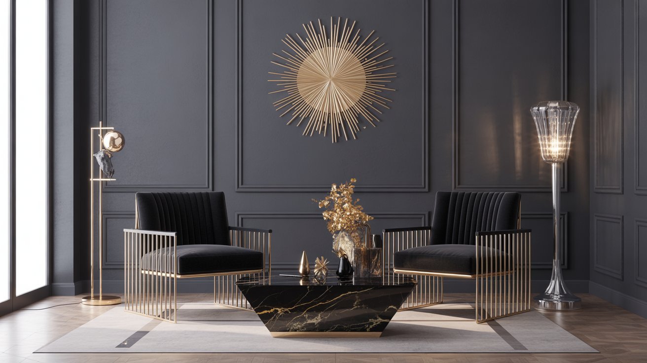 ✨ 15 Glam Living Room Chair (Black, Gold, Velvet & Luxe Styles) 1 velvet living room chairs