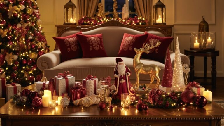 luxury christmas living room