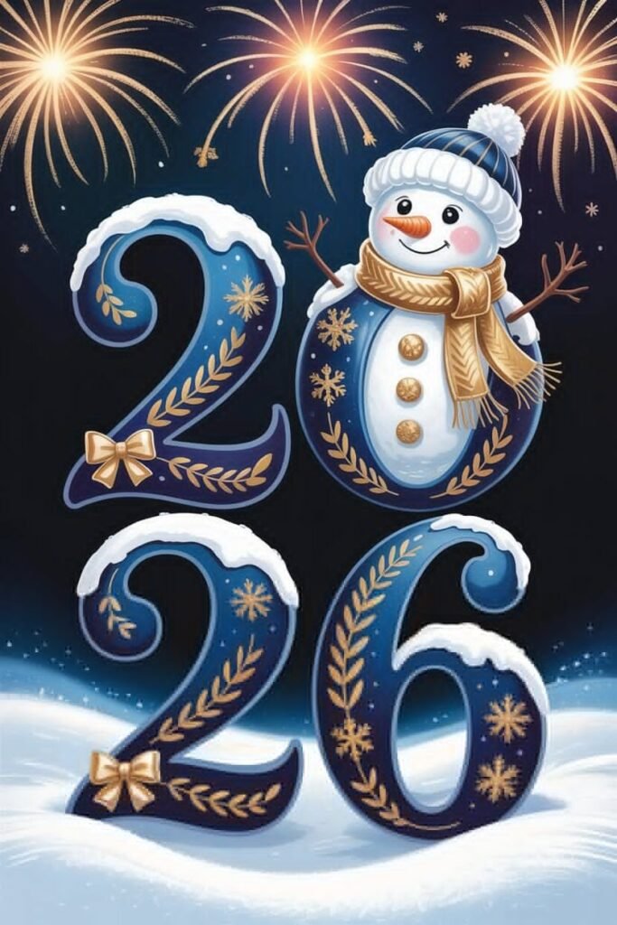 ✨ 15 Unique & Luxury New Year 2026 16 blue gold fireworks new year 2026