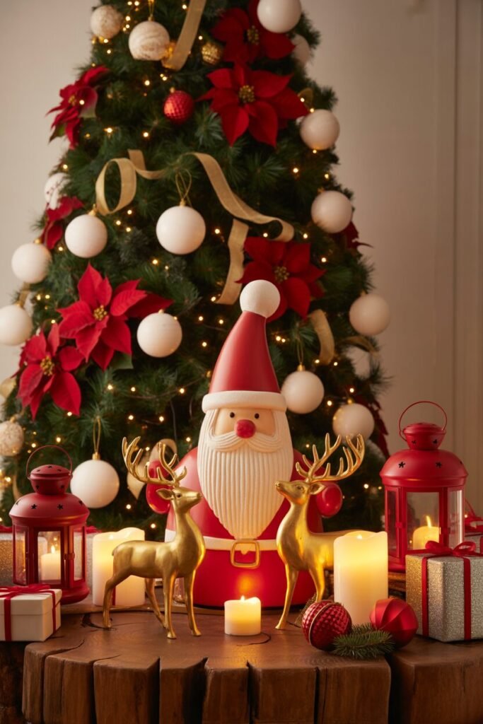 ultra decorative Christmas scene 