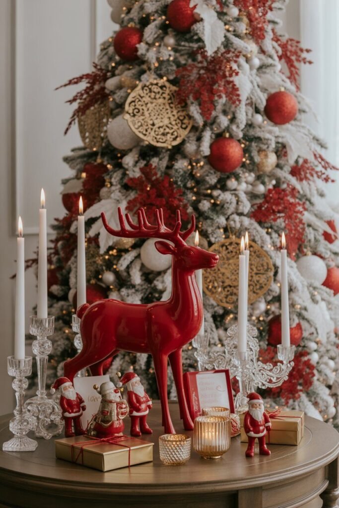  elegant flocked christmas lounge