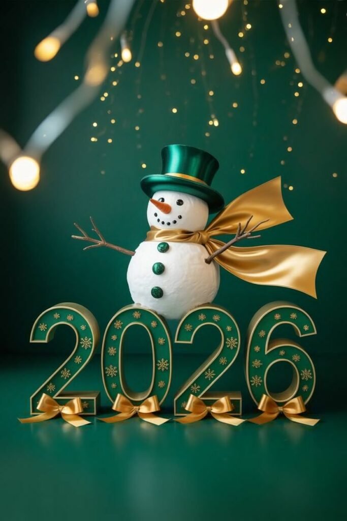 ✨ 15 Unique & Luxury New Year 2026 4 emerald gold new year