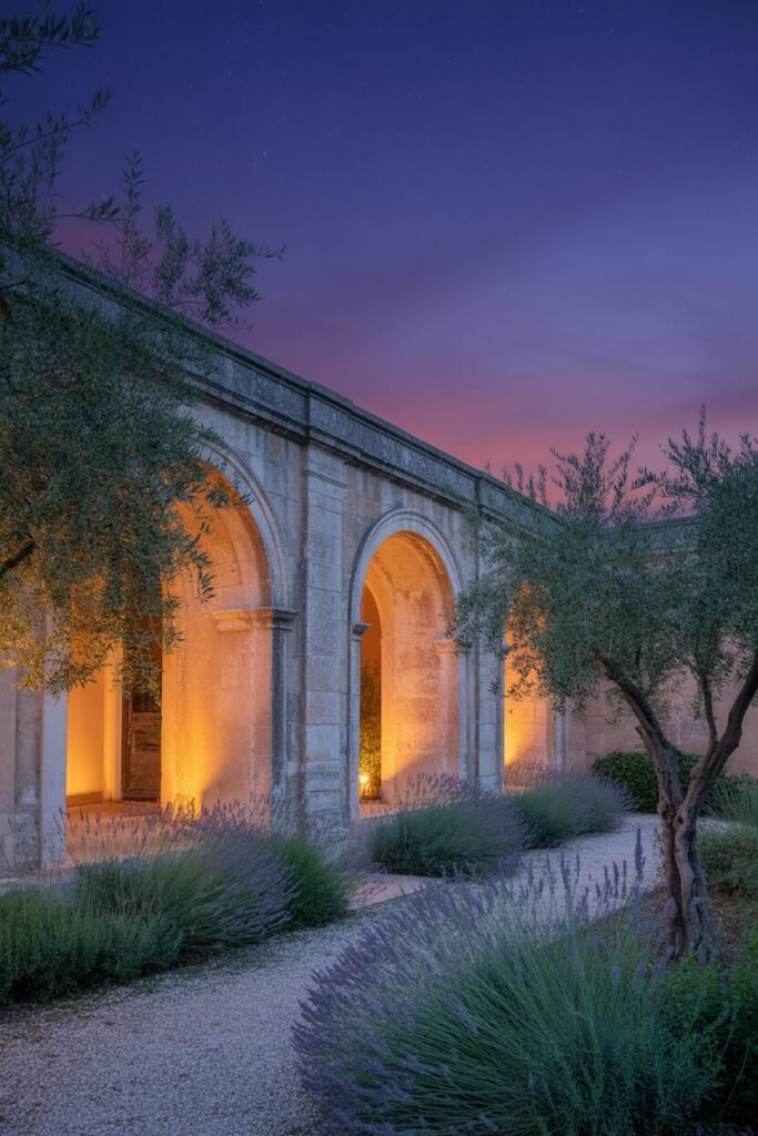 16 Luxury Night Garden Ideas With Dramatic Lighting (Modern & High-End Inspiration) 15 luxury night garden