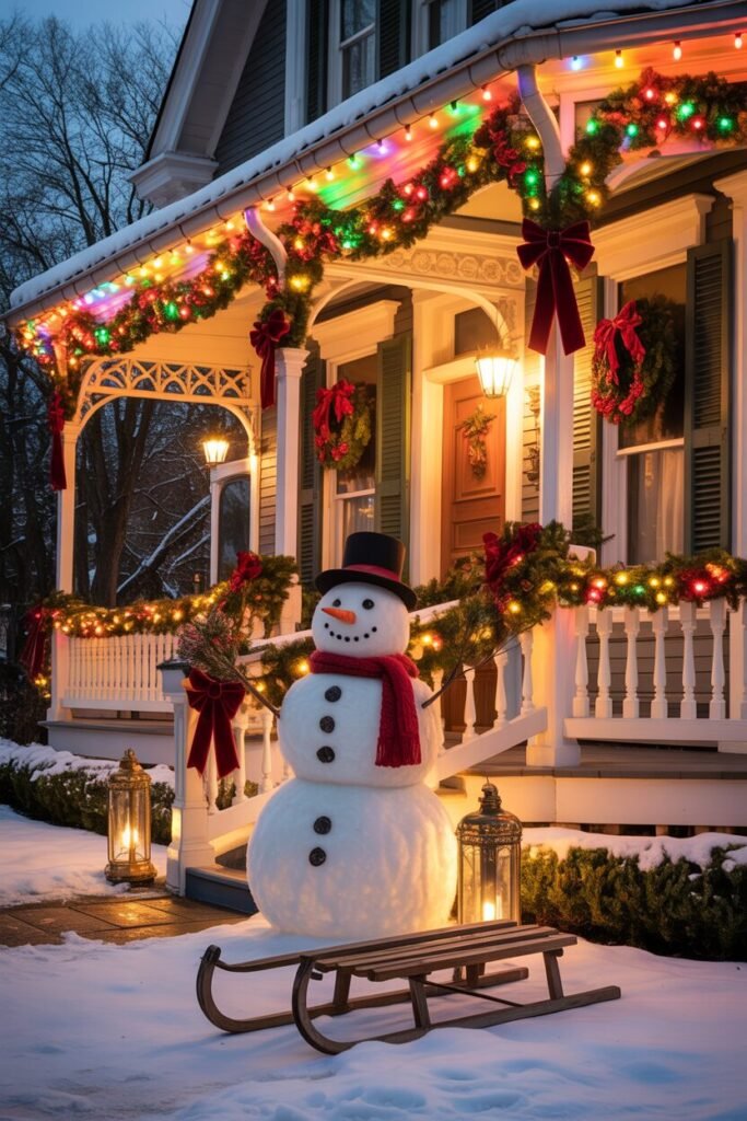 15 Magical Christmas House Exterior Ideas for a Festive Winter Wonderland 9 Victorian Christmas house