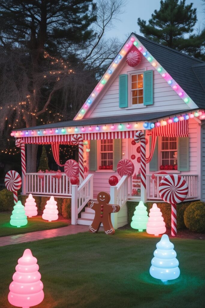 15 Magical Christmas House Exterior Ideas for a Festive Winter Wonderland 7 image 7 124