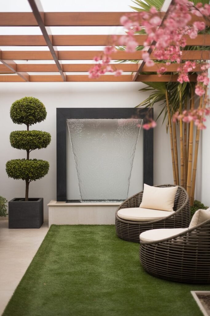 Zen pergola patio 