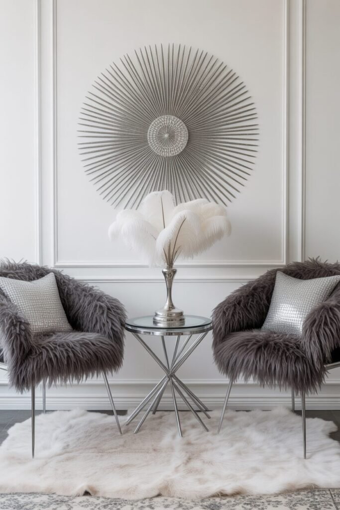 ✨ 15 Glam Living Room Chair (Black, Gold, Velvet & Luxe Styles) 10 contemporary glam interior