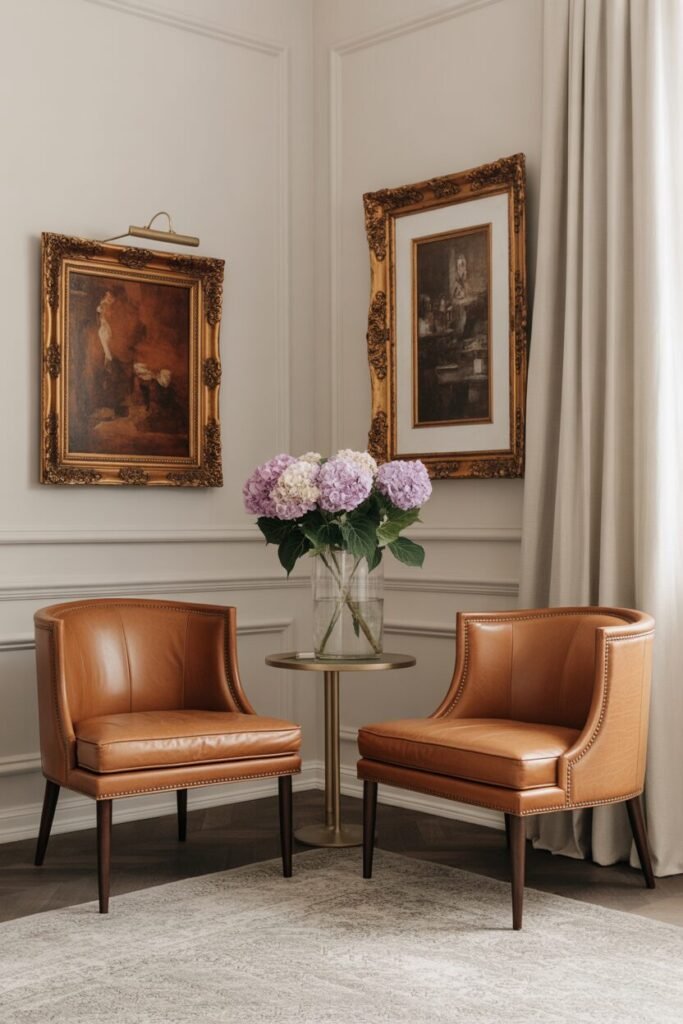 ✨ 15 Glam Living Room Chair (Black, Gold, Velvet & Luxe Styles) 13 antique gold luxury interior