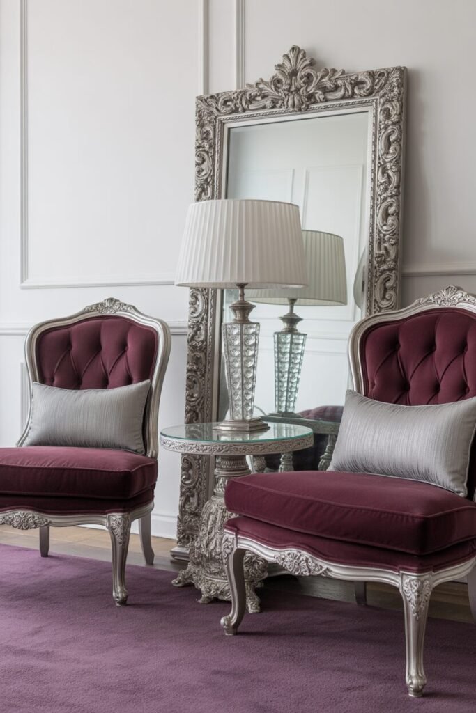 ✨ 15 Glam Living Room Chair (Black, Gold, Velvet & Luxe Styles) 12 regal glam living room