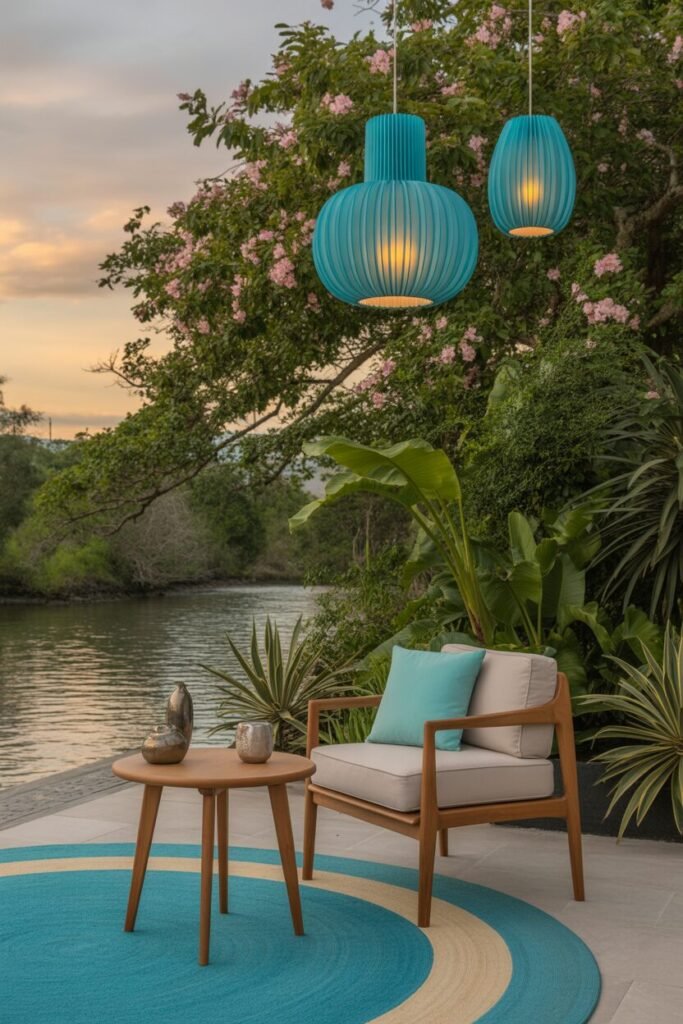 Color-themed balcony design