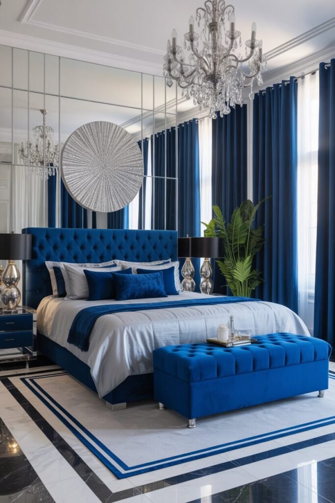 14 Luxury Color-Themed Bedroom Design for a Modern High-End Home 3 modern glam bedroom