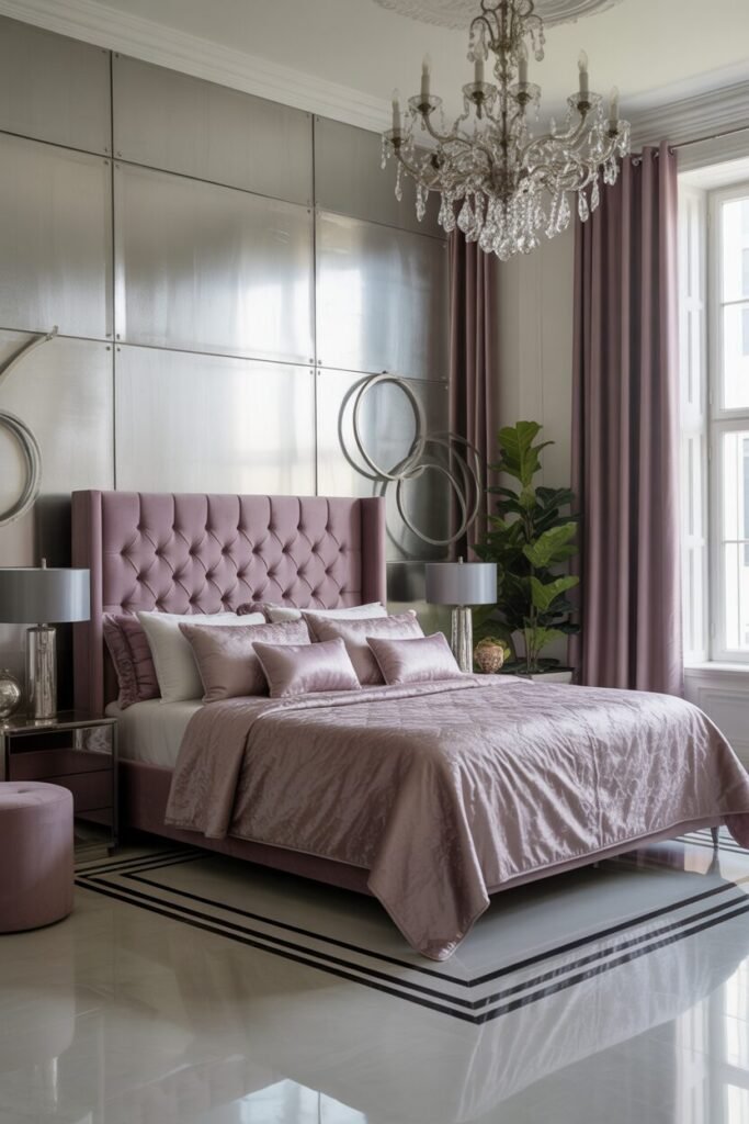 14 Luxury Color-Themed Bedroom Design for a Modern High-End Home 9 opulent bedroom with velvet décor