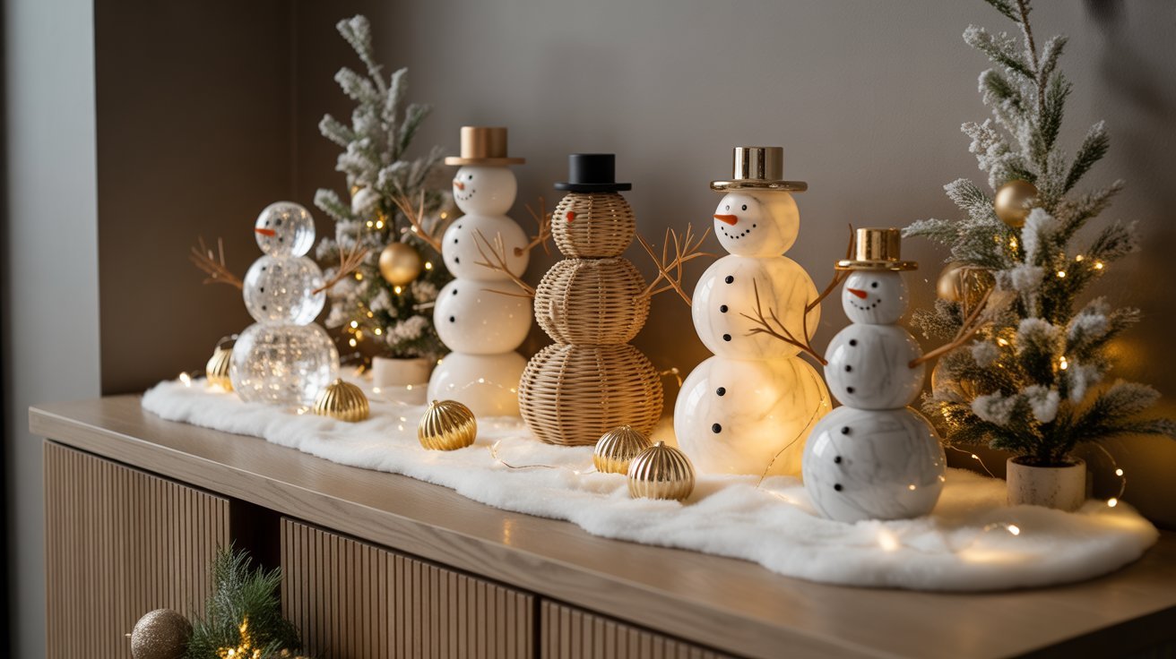 luxury snowman figurine ideas