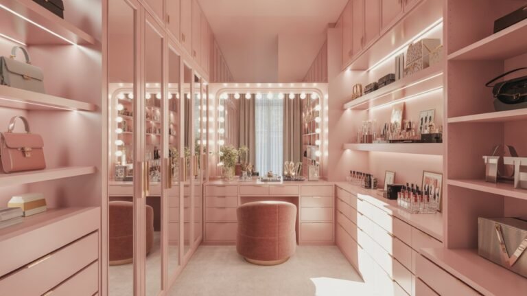 pink closet