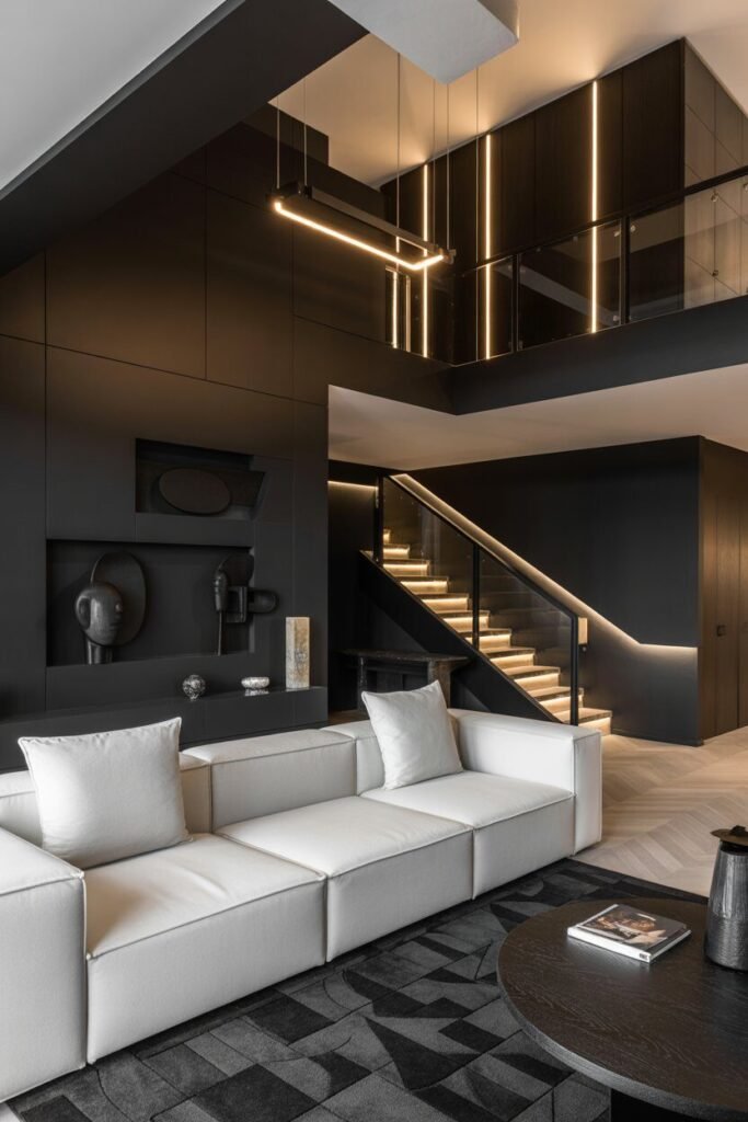 20 Luxury Black and White Living Room Ideas 19 black and white living room