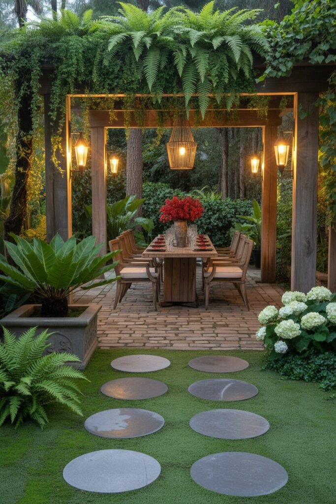 luxury backyard pathway ideas