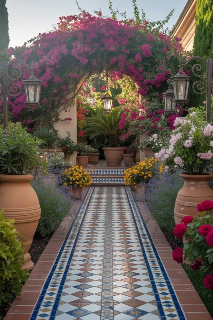 Moroccan mosaic pathway