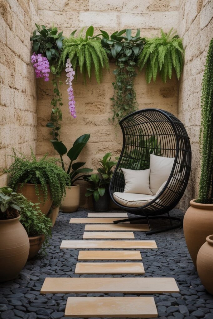  Tropical Stone Courtyard 