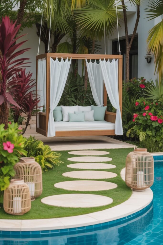  Poolside Tropical Patio