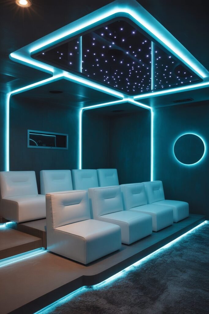  Futuristic home theater 