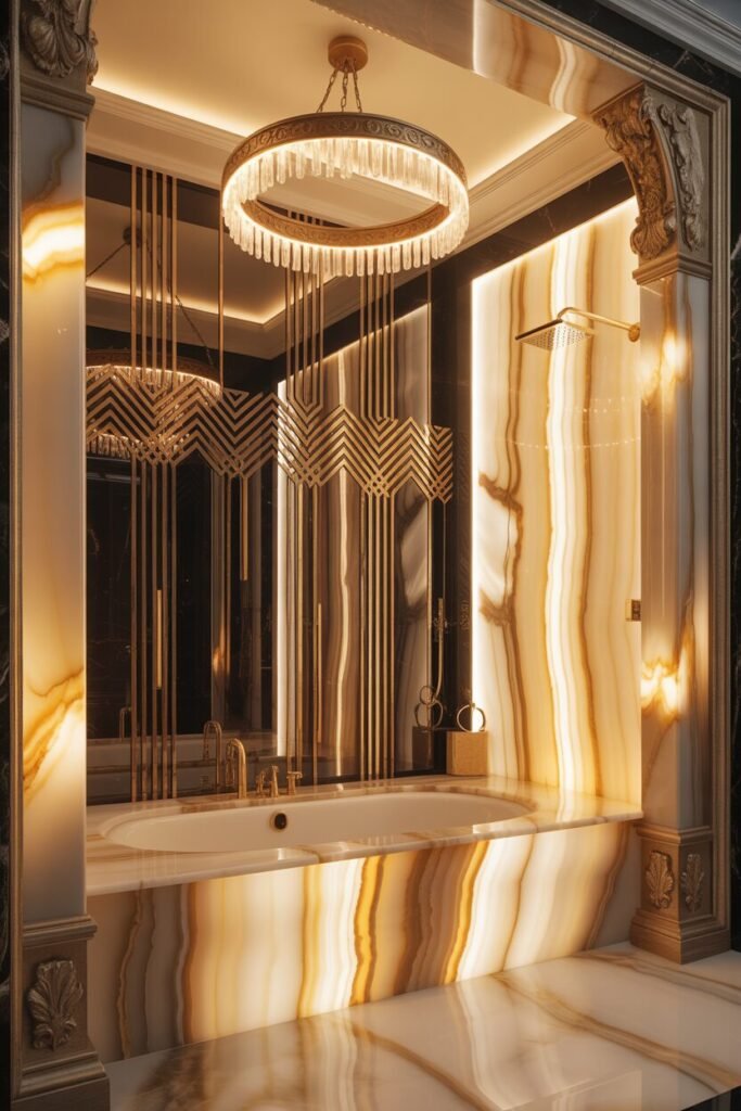 15 Beige Luxury Bathroom Ideas With Marble And Spa-Like Designs 10 Grand beige marble bathroom