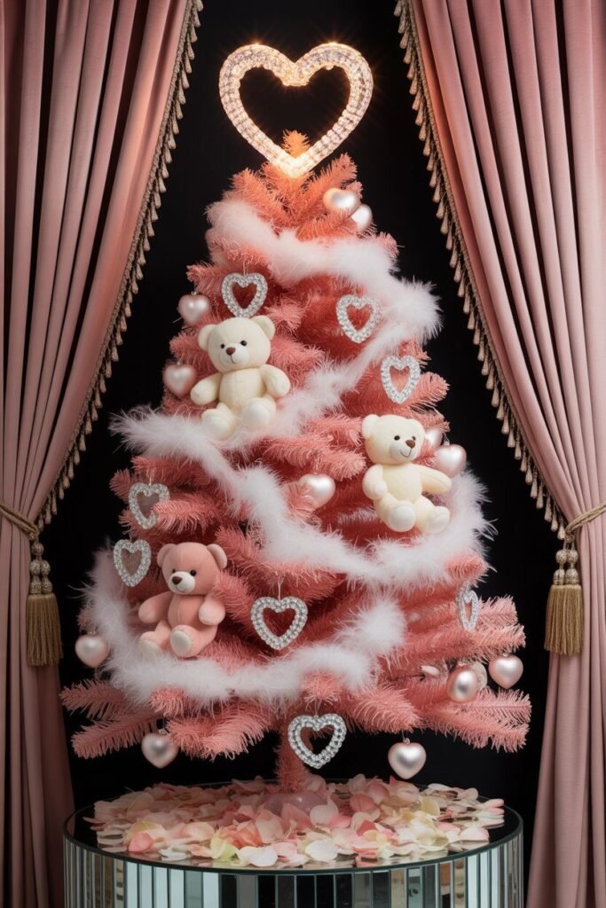 Blush-pink luxury Christmas tree