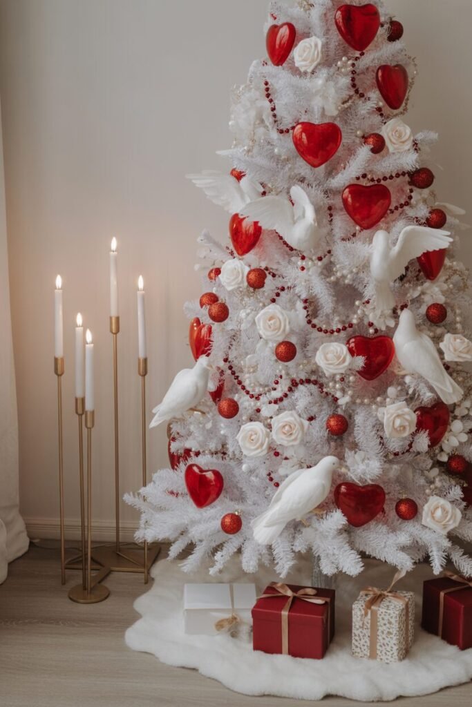 White Christmas tree 