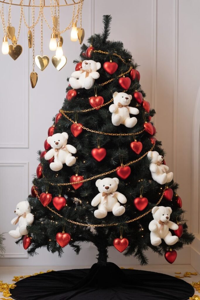 valentine christmas tree ideas