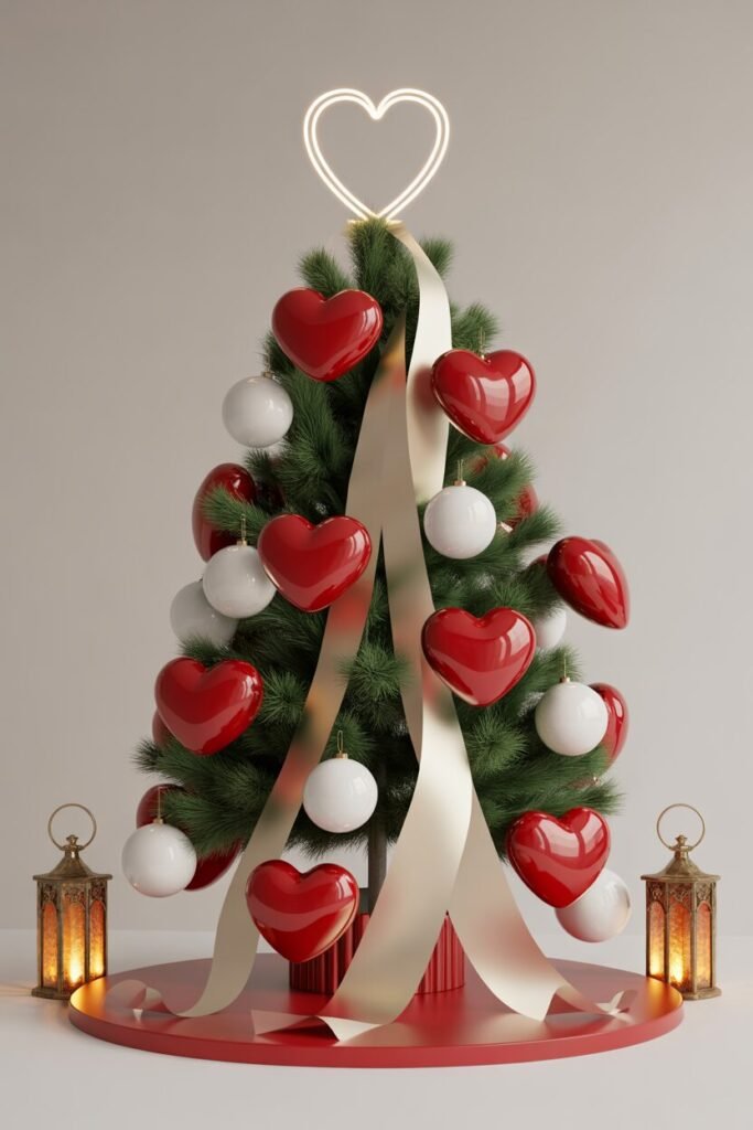 Minimal green Christmas tree 