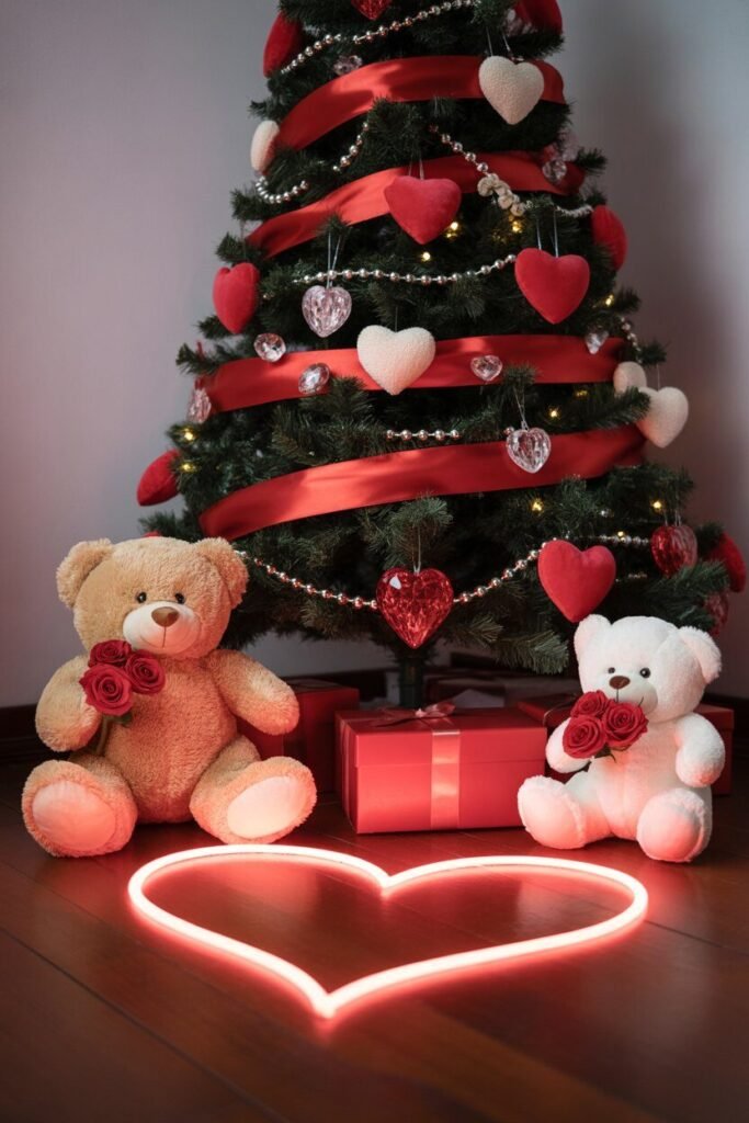 Heart-shaped Christmas tree