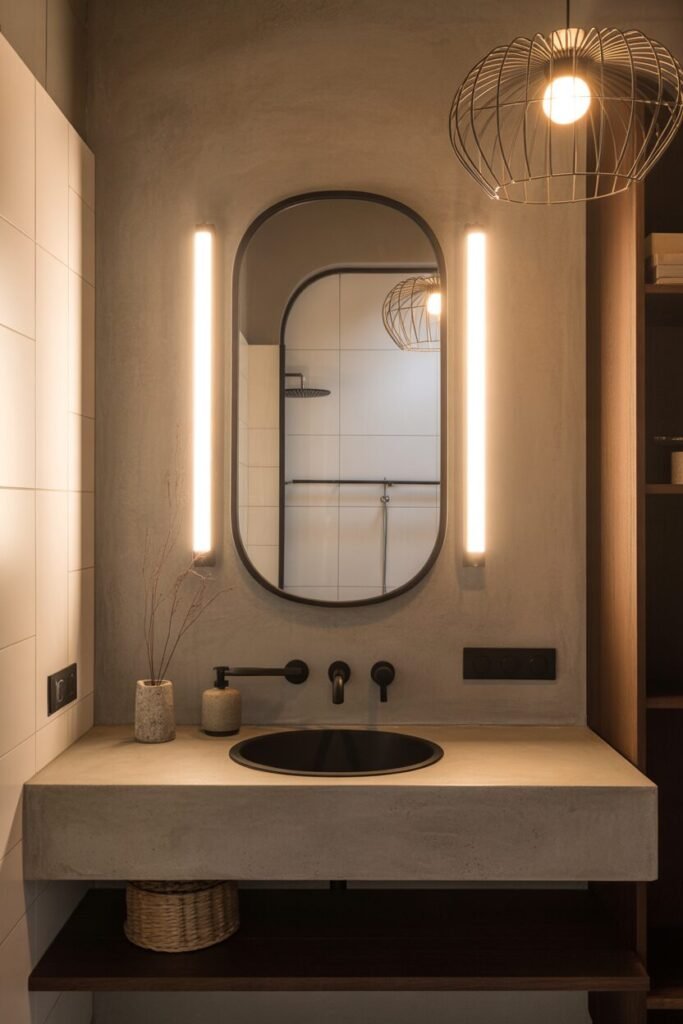  black stone luxury bathroom 