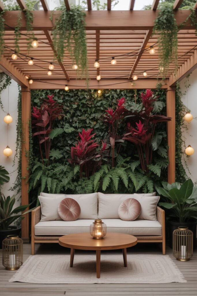  Botanical pergola patio 