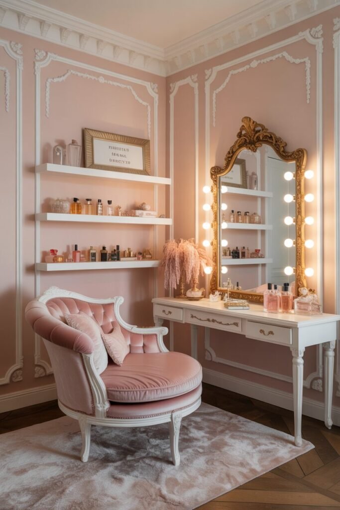 Parisian pink dressing