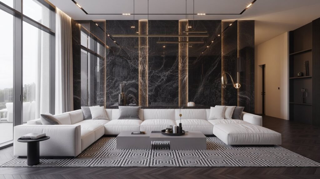 20 Luxury Black and White Living Room Ideas 4 living room ideas