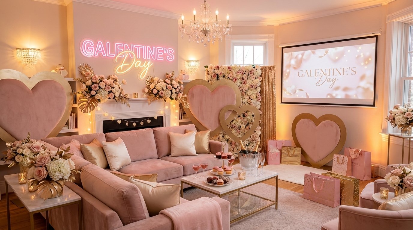 15 Galentine’s Day Decor Ideas 2026 – Luxury Feminine Celebration Styles 1 galentines day decor