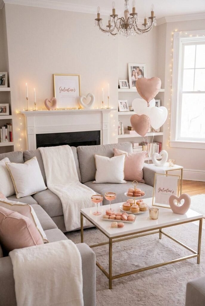 15 Galentine’s Day Decor Ideas 2026 – Luxury Feminine Celebration Styles 16 Minimalist Galentine’s decor