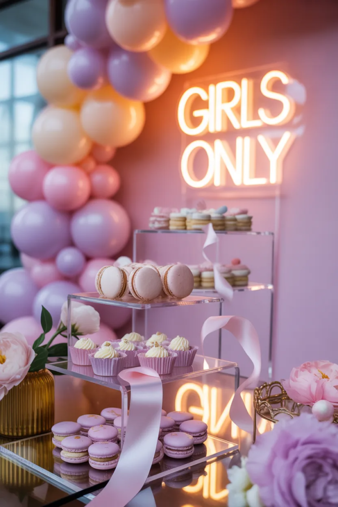 Galentine’s dessert pastel
