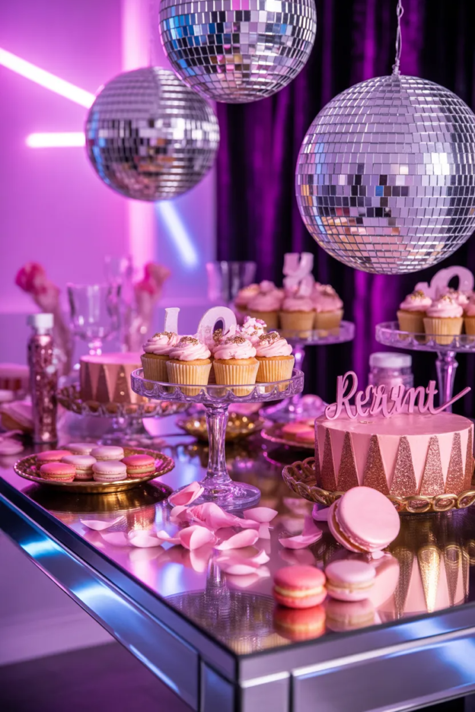 Galentine’s dessert disco