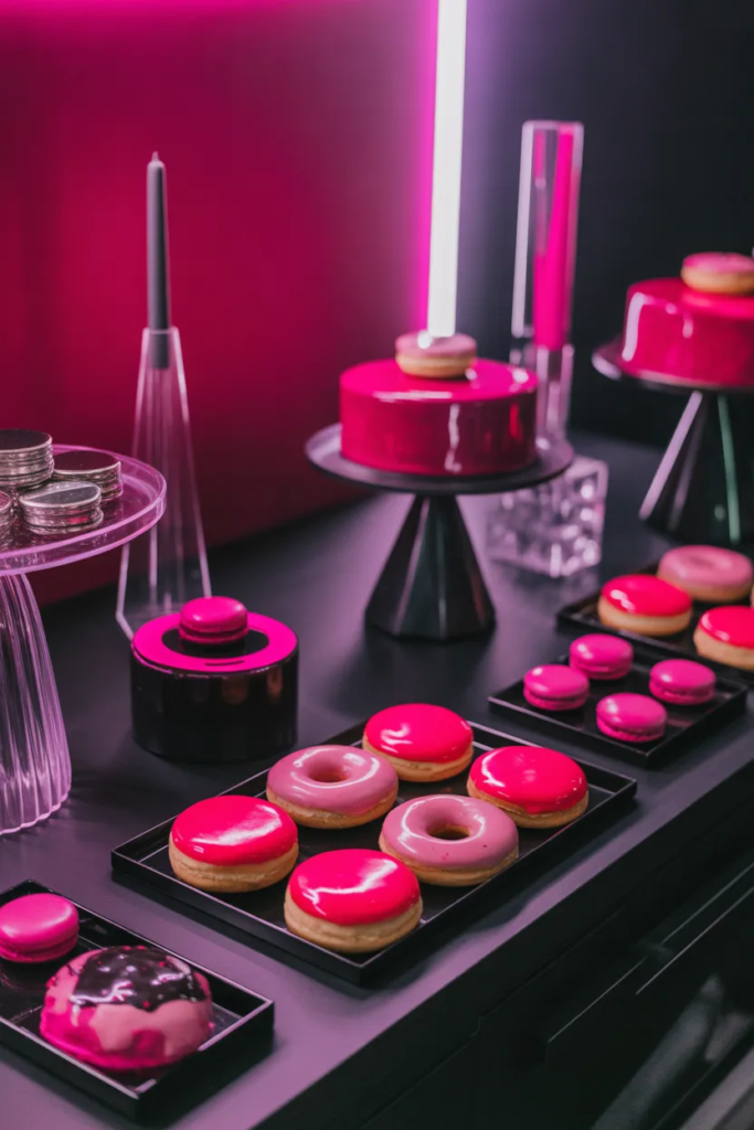 luxury Galentine’s dessert setup ideas