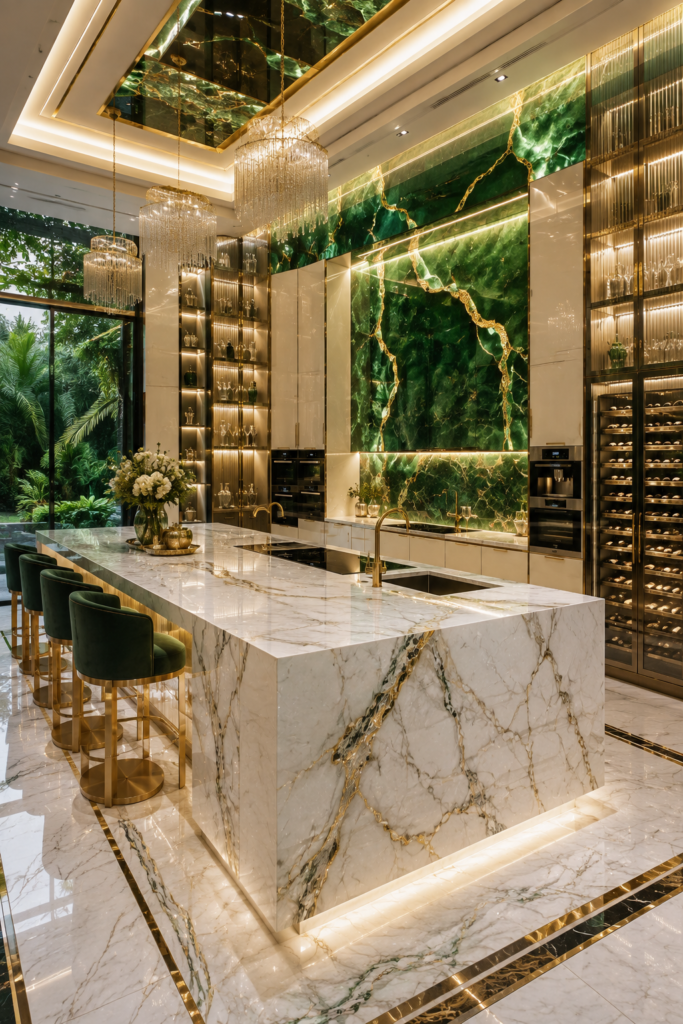  onyx luxury mansion kitchen