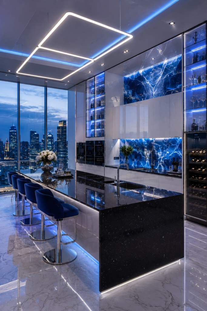  Sapphire penthouse luxury kitchen
