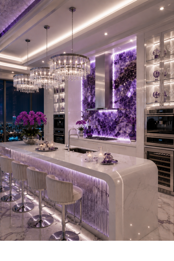 crystal luxury kitchen