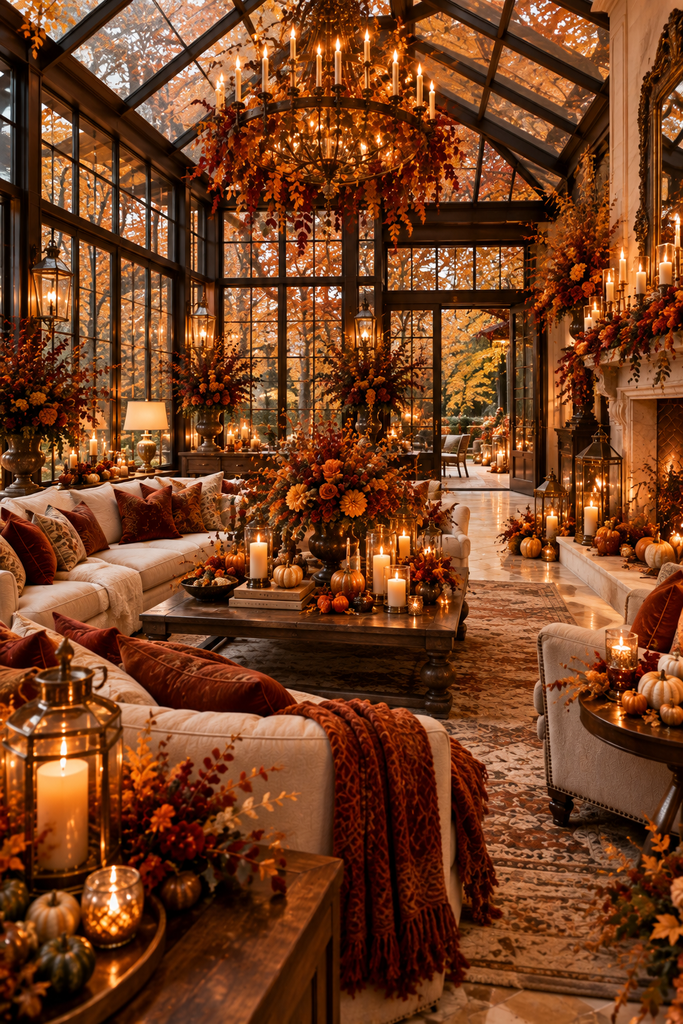  Luxury autumn conservatory garden room